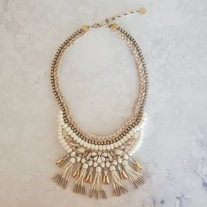 Stella & Dot Eloise beaded tussle necklace